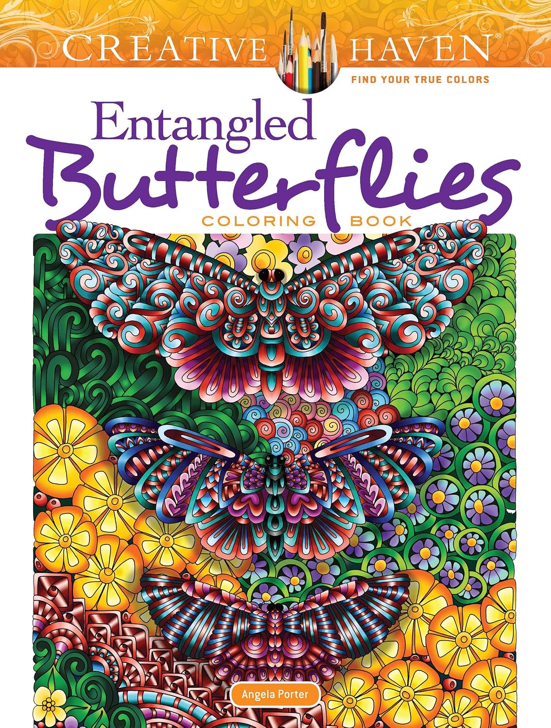 Creative Haven Mariposas Entrelazadas Libro de Colorear para Adultos (Libros de Colorear para Adultos: Insectos)