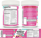 Clean Nutraceuticals Probióticos para Mujeres con D-Manosa, Arándano Rojo, Ñame Salvaje, Sauzgatillo - 20 Cepas Probióticas y Prebióticas - Equilibrio del pH, Probiótico Femenino para la Salud Digestiva - 60 Cápsulas