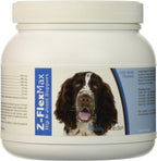 Healthy Breeds Z-Flex Max + Glucosamina + Condroitina + Omega-3 - Apoyo Articular para Perros - 100 Chews Blandos Sabor Bacon