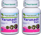 Planet Ayurveda Varunadi Vati, Comprimidos Herbales, 100% Natural y Puro - 2 Frascos (120 comprimidos cada uno)