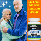 Nikoni Liposomal NAD+ 2000 mg con TMG y Pterostilbeno - 60 Cápsulas Blandas