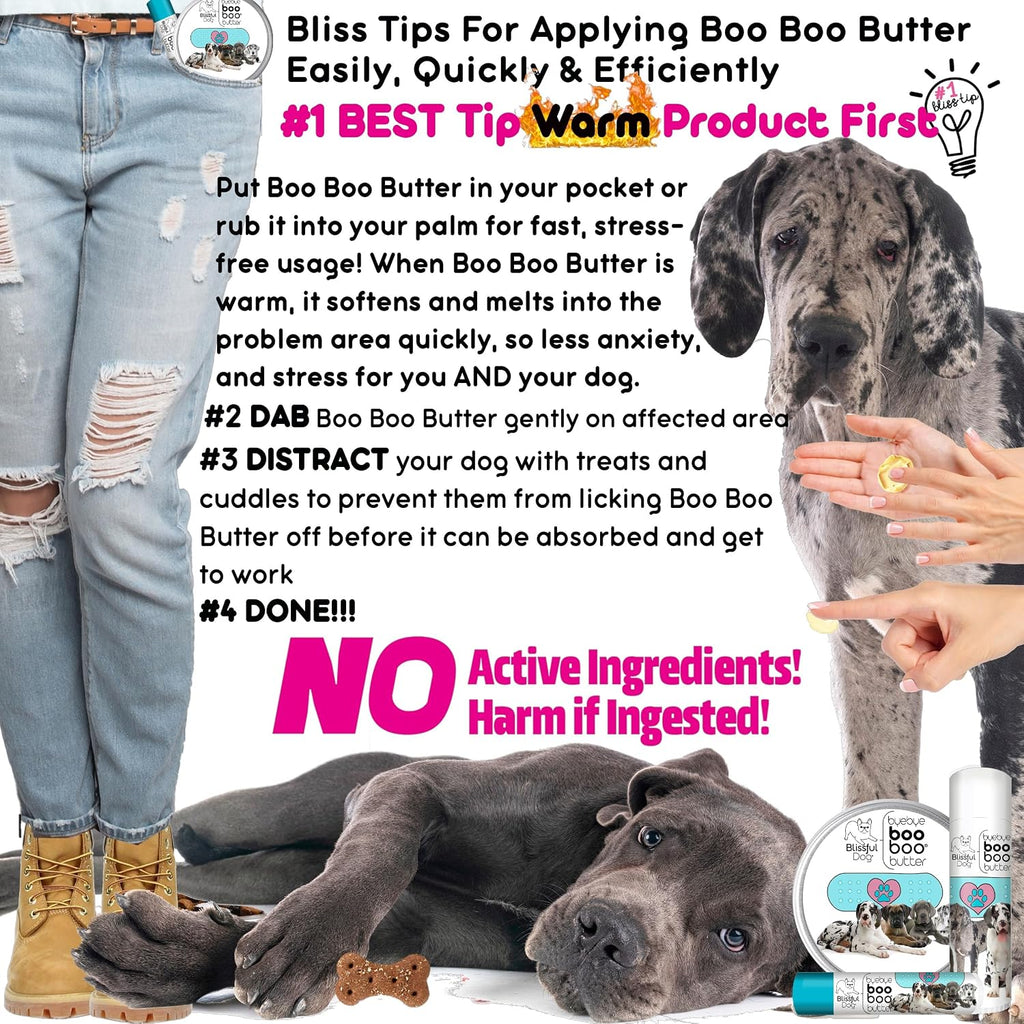 The Blissful Dog 4 oz TIN Great Dane Booboo Butter