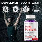 Vital Pump XL Gummies (Pack de 3) - 180 Gominolas Multivitamínicas Naturales