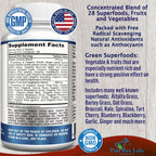 Fruit and Veggie Superfood Greens - 28 Frutas y Verduras Concentradas - 60 Comprimidos