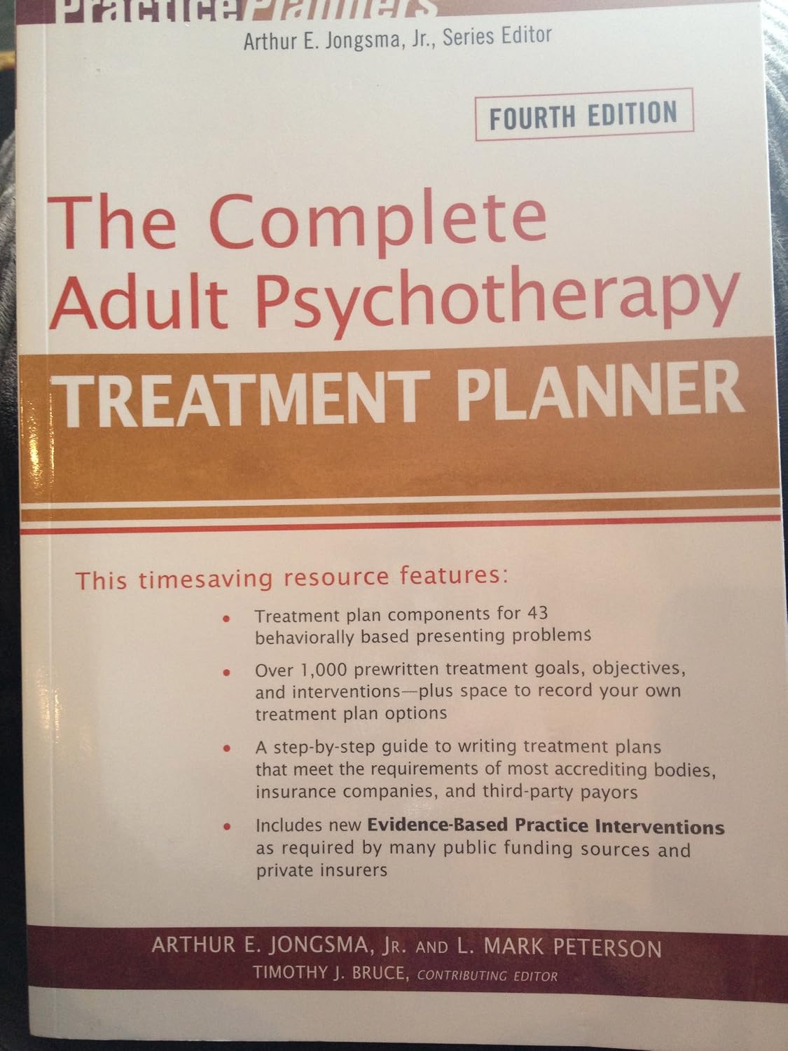 El planificador completo de tratamiento para la psicoterapia de adultos