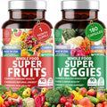 N1N Premium Super Fruits & Veggies - 180 Cápsulas - Superalimento de Frutas y Verduras con Aloe Vera