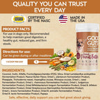 Good Guts Probióticos para Perros Pequeños – Polvo Digestivo con 3B UFC, Enzimas y Prebióticos