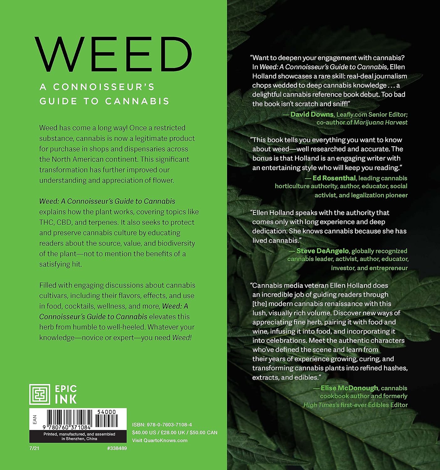 Weed: A Connoisseur's Guide to Cannabis