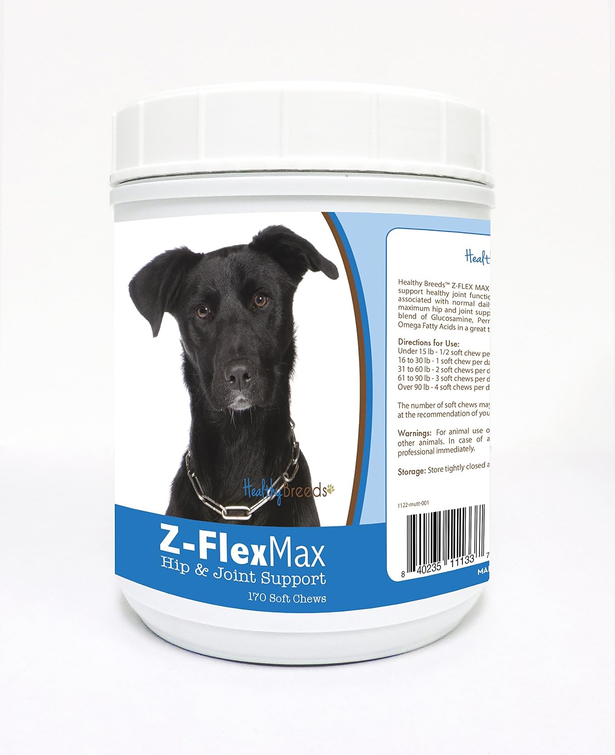 Healthy Breeds 100 Unidades Basset Hound Z-Flex Max Masticables Blandos para Cadera y Articulaciones