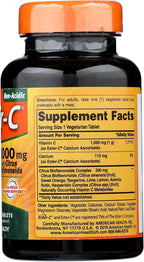 American Health Ester C 1000 mg con Bioflavonoides Cítricos, 90 Comprimidos