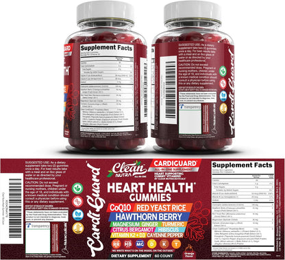Clean Nutraceuticals CoQ10 Gummies - – Bergamota y hibisco: Extractos cítricos y florales que aportan polifenoles – Image 5