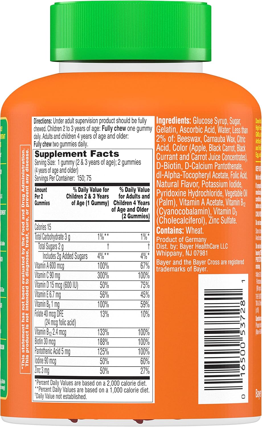Flintstones Gomitas Multivitamínicas Inmunidad 150 uds