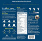 Root'd Multivitamin Powder for Men - 24 Vitaminas & Minerales con 3X Electrolitos, 9 Superalimentos Orgánicos, Probióticos y Enzimas | 30 Sobres de Mezcla