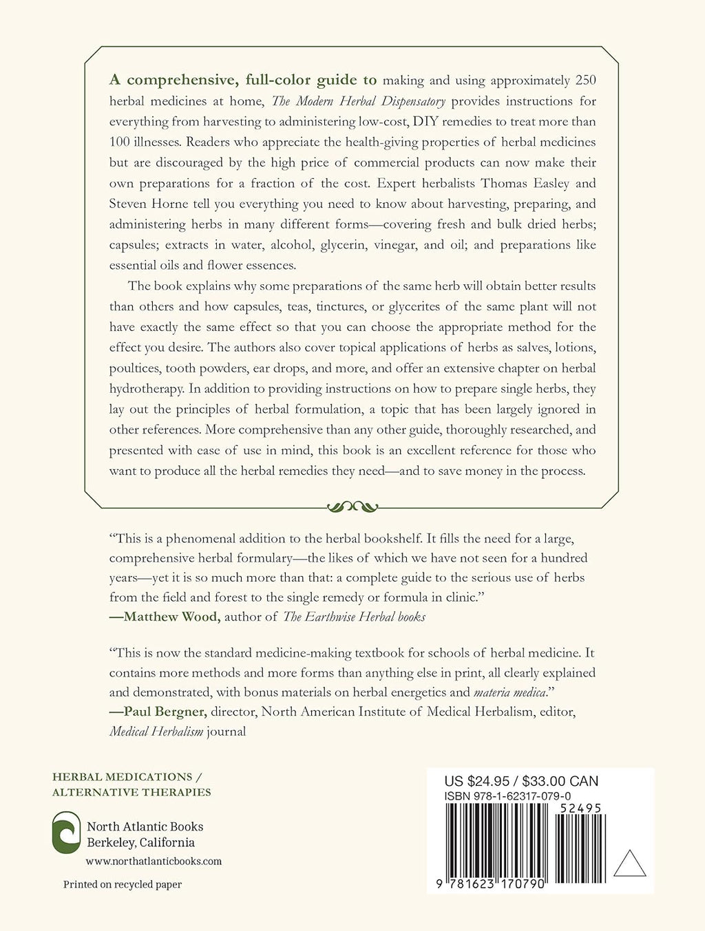 The Modern Herbal Dispensatory: A Medicine-Making Guide