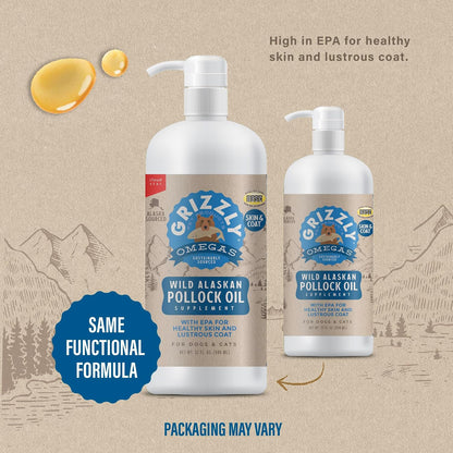 Grizzly Pet Products Aceite de Abadejo para – Articulaciones: Los omega-3 contribuyen a la respuesta inflamatoria – Image 2