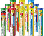 T&D Multivitamínico y Minerales Efervescente - 240 Comprimidos Veganos - Sabor Frutas Variadas - Hecho en Alemania