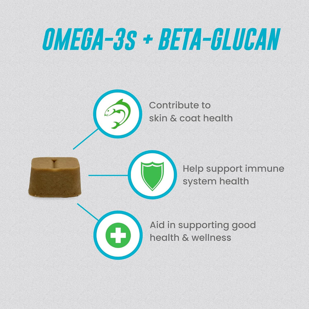 Nutramax Welactin Omega 3 para Perros - Suplemento de Aceite de Pescado con EPA y DHA - 60 Comprimidos Blandos