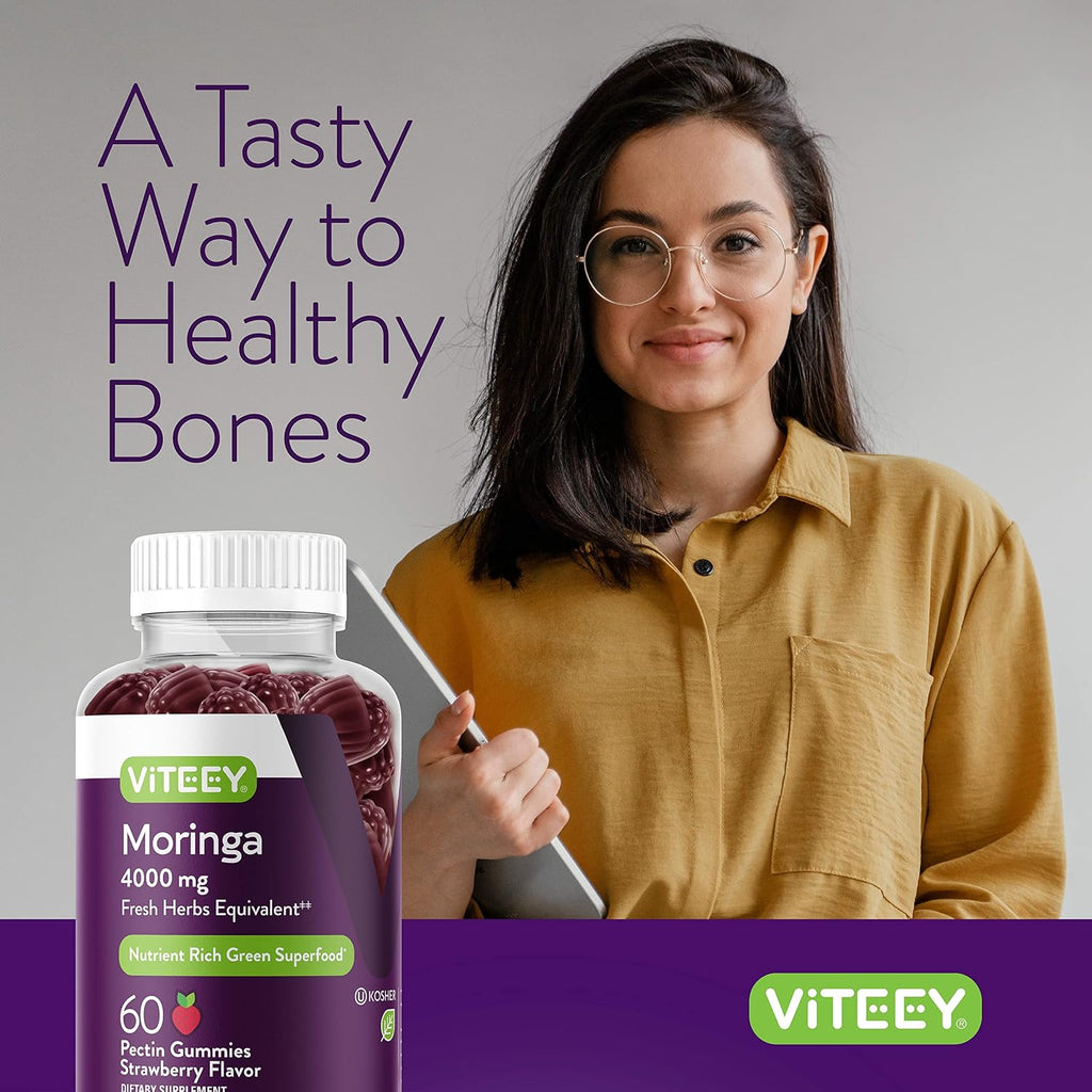 Viteey Moringa Gummies - 4000mg (extracto 10:1) - 120 Gominolas