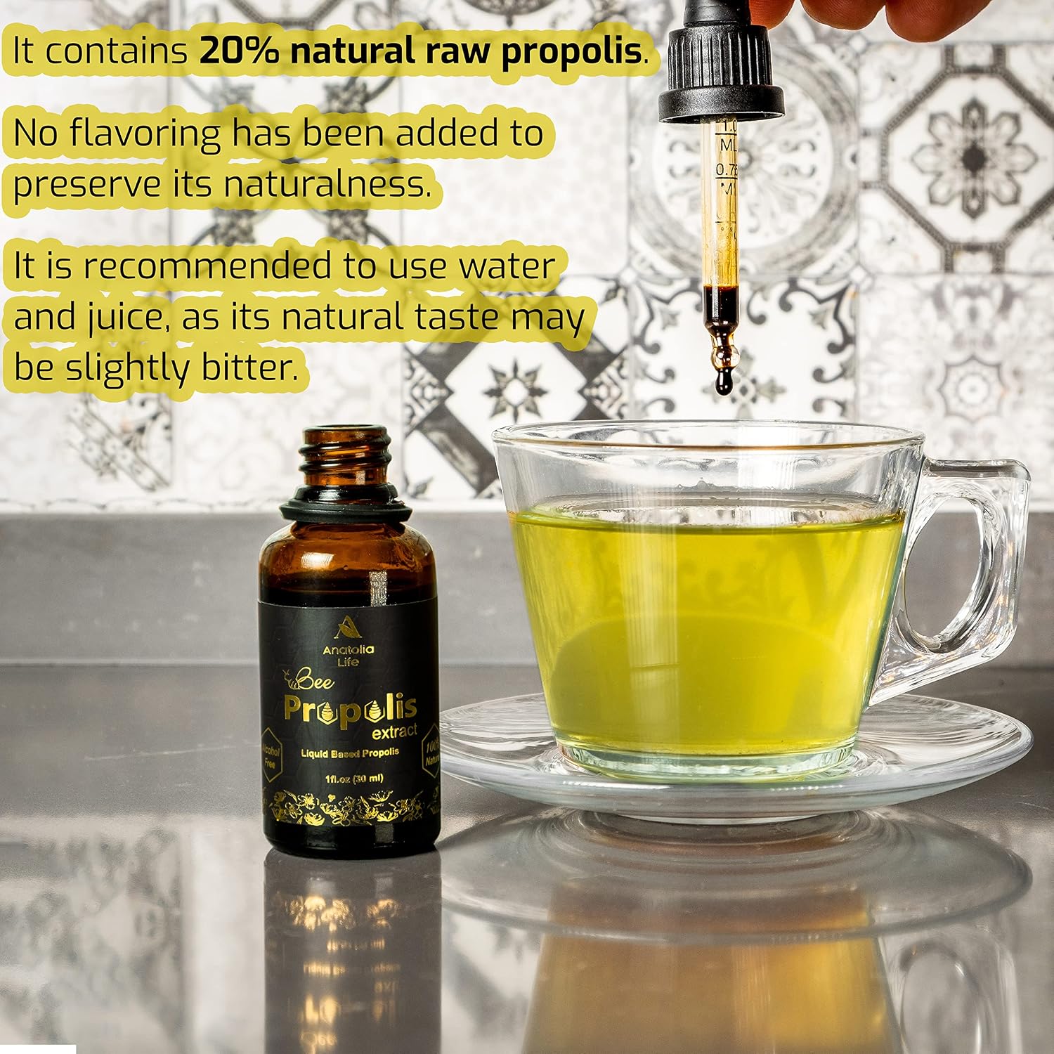 Anatolia Life Propóleo de Abeja Líquido | Extracto Puro | 30 mL (Pack de 2)