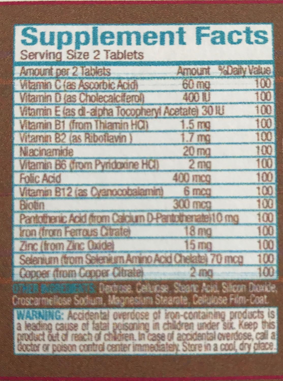 Terapia-G Vitaminas para el Cabello (90 comprimidos)