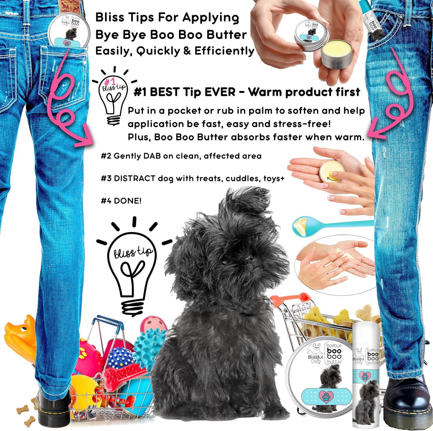 The Blissful Dog Affenpinscher Boo Butter, 2 oz