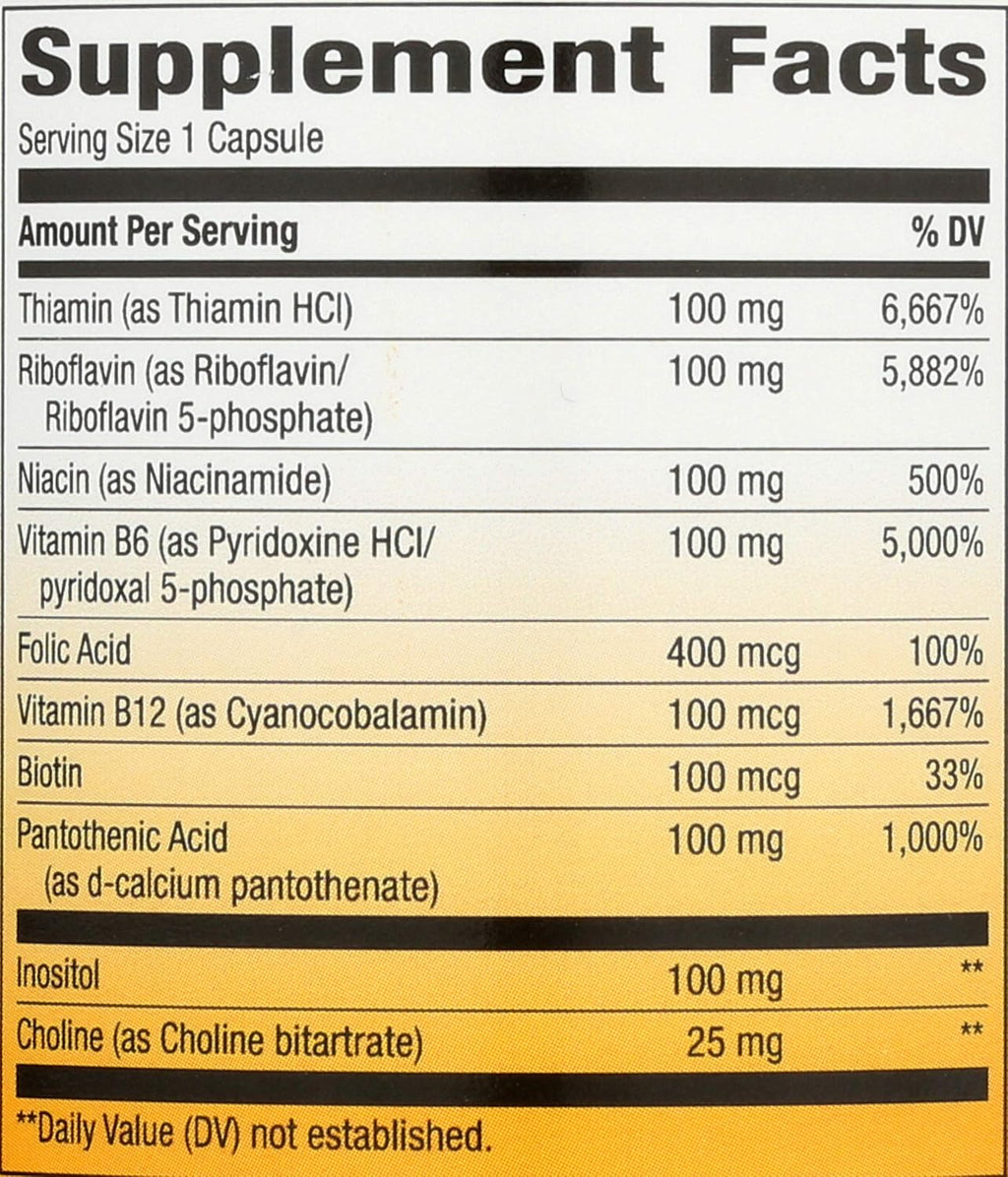 Nature's Way Complejo Vitamínico B-100