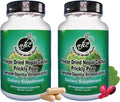 Cápsulas Premium de Nopal Liofilizado - Cultivado en Montaña, Polvo de Tuna Entera, 500 mg, 120 Cápsulas Veganas (Paquete de 2)