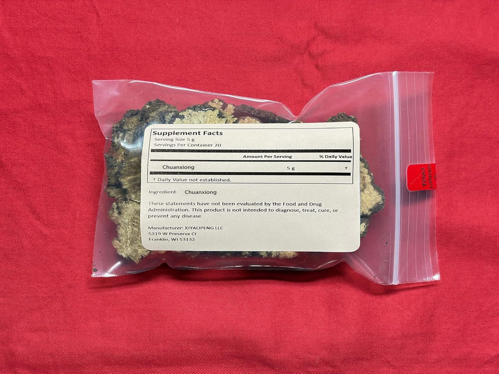 XYP Chuanxiong (川芎) - Raíz seca de Ligusticum chuanxiong - 100g