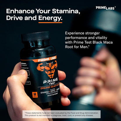 Prime Labs Maca Negra Orgánica 1200mg - – BioPerine® (Extracto de Pimienta Negra): Añadido para mejorar la – Image 2