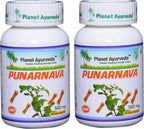 Planet Ayurveda Punarnava 500mg Cápsulas Vegetales (2 Frascos)