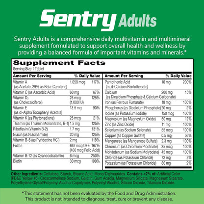 21st Century Sentry Tablets - Complejo Multivitamínico y Mineral, 130 Comprimidos – Image 7