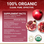 Organic Pomegranate Extract - 60 Vegan Capsules