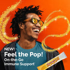 Emergen-C Crystals, On-the-Go, Suplemento de Vitamina C con Vitaminas B, Zinc y Manganeso, Sabor Naranja Vitalidad - 28 Sobres