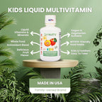 Go Healthy Kids Multivitamínico Líquido | Sabor Melocotón Mango | 30-60 Dosis