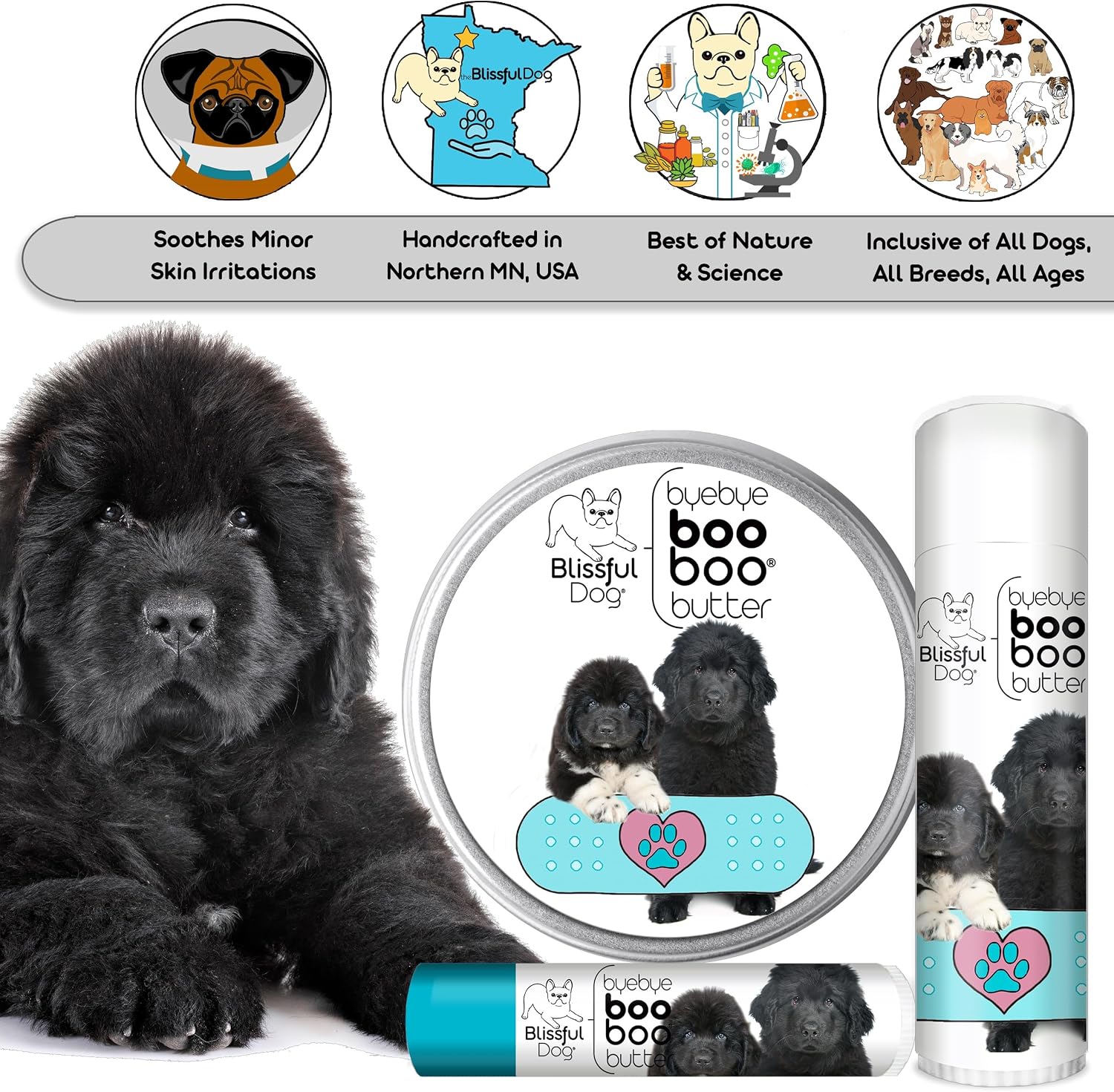 The Blissful Dog Tubo de 4,25 g Newfoundland Booboo Butter