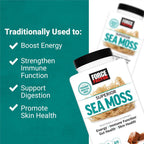 Force Factor Superior Sea Moss - Musgo Marino Irlandés - 60 Pastillas Blandas - Sabor Caramelo Salado