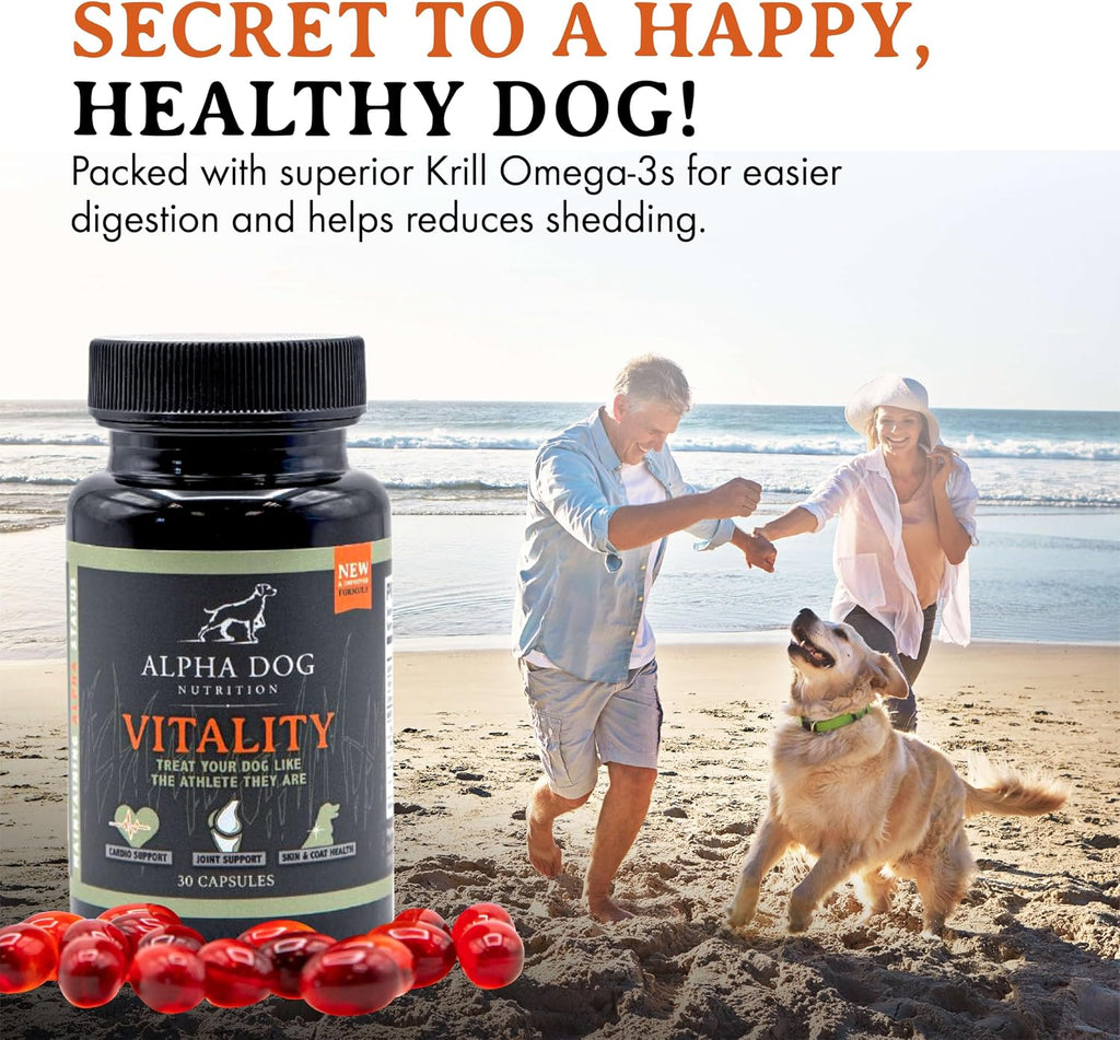 Aceite de Krill para Perros - Vitality by Alpha Dog Nutrition