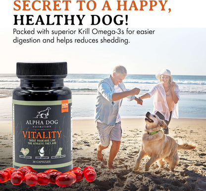 Aceite de Krill para Perros - Vitality by Alpha Dog Nutrition