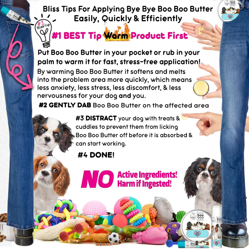 The Blissful Dog 8 oz TIN Cavalier King Charles Spaniel Booboo Butter