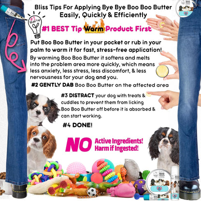 The Blissful Dog .50 oz Tube Cavalier King – Cera de abejas: protectora y emoliente. – Image 7
