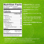 Polvo de Limón Orgánico, 454g – Liofilizado – Rico en Vitamina C – Sabor a Zumo de Limón Natural – Sin OMG, Sin Rellenos, Sin Azúcar
