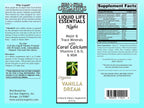 Liquid Life Essentials Night Formula Suplemento Líquido Vainilla