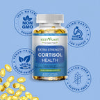 Cápsulas Blandas de Cortisol con Ashwagandha, Magnesio y L-Teanina - 60 Cápsulas
