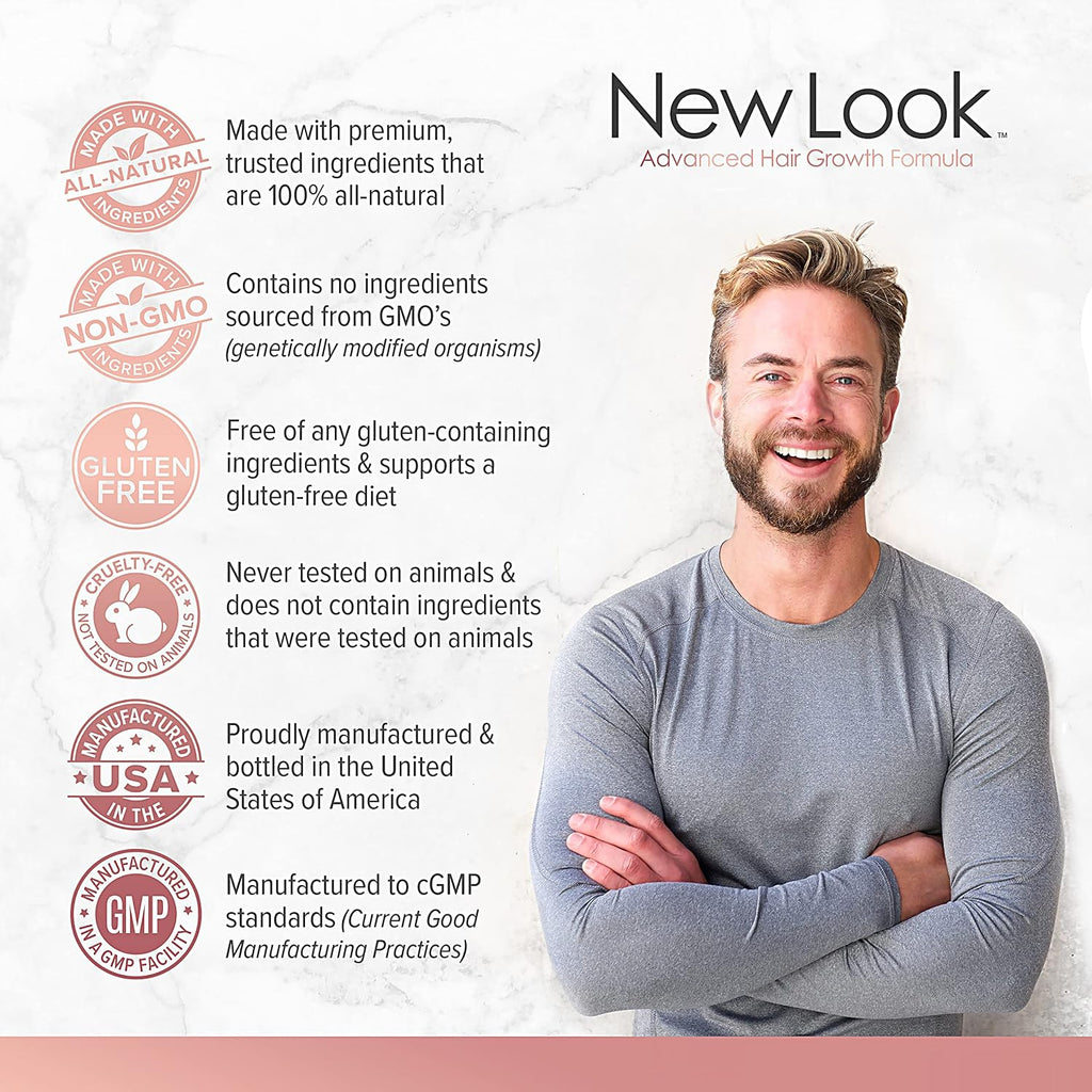 New Look Hair Growth Support Vitamins – 60 Cápsulas