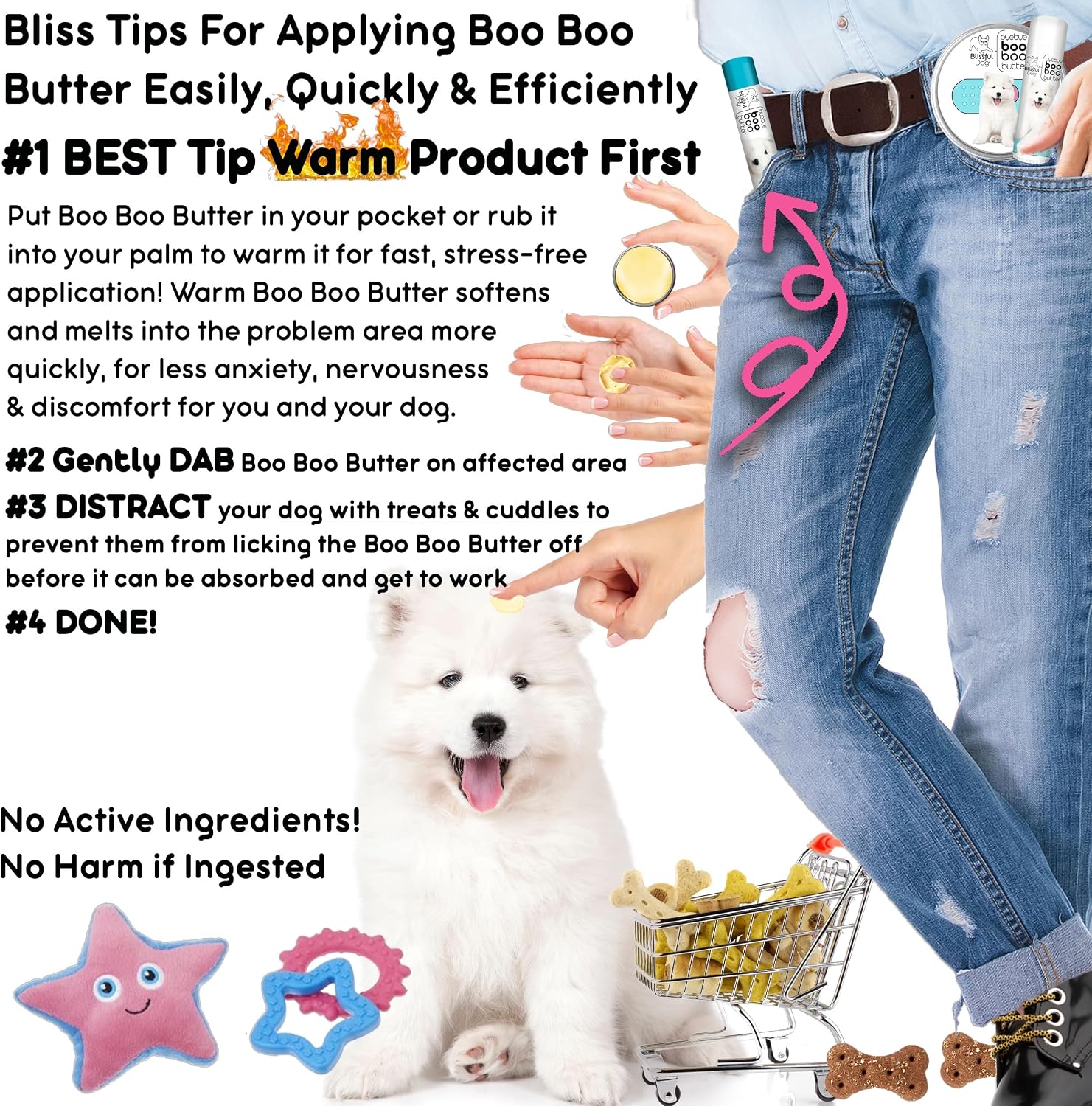 The Blissful Dog Samoyed Boo Butter, 454 g (16 oz)