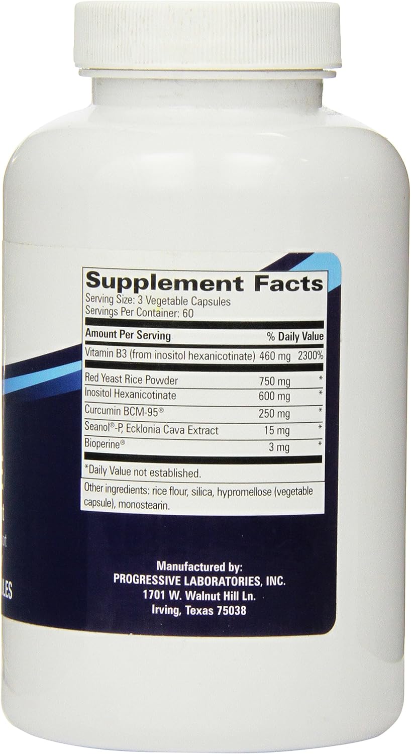 Suplemento Lipid Balance de Progressive Labs, 180 cápsulas