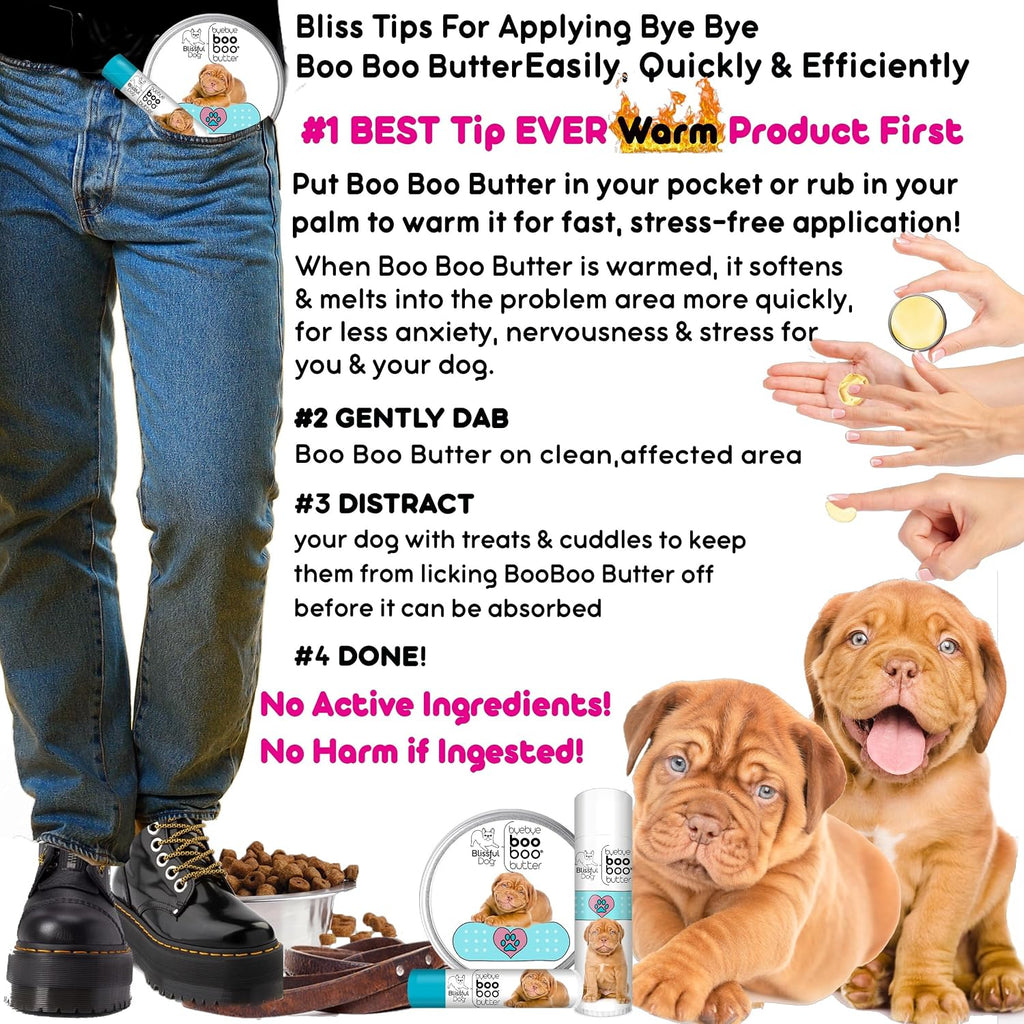 The Blissful Dog 4 oz TIN Dogue De Bordeaux Booboo Butter