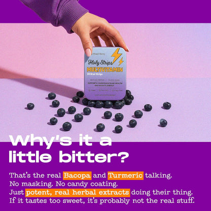 Tiras bucales multivitamínicas disolubles – Formato: las tiras disolubles son ideales si tienes dificultad para – Image 6