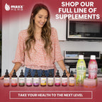 Extracto de Raíz de Maca Roja - Gotas Líquidas Concentradas, Sin Alcohol, 4 Botellas de 118 ml