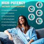 Organic Cadane Suplemento de Nicotinamida Ribósido con Rhodiola Rosea, Ashwagandha, Té Verde y Más | Salud Celular y Vitalidad | Vegano, No OGM – 60 Cápsulas